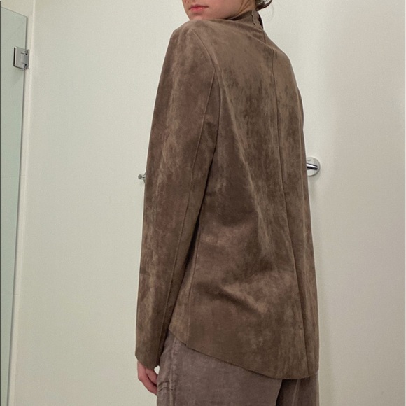 Suede moto jacket - Picture 2 of 4